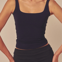 AuraFit Elegant Padded Tank / 濃藍(navy)