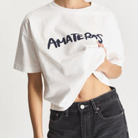 AMATERAS logo Tee / Gofun(white)