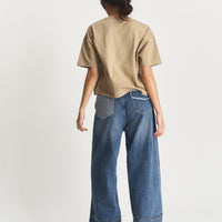AMATERAS logo Tee / Flax (beige)