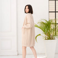 over-knit cardigan