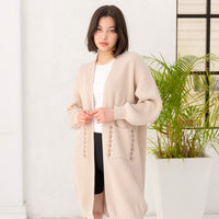 over-knit cardigan