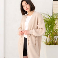 over-knit cardigan