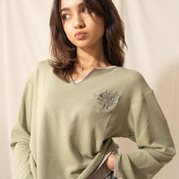 waffle sleeve top