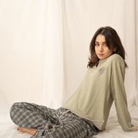 waffle sleeve top