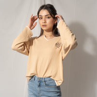 waffle sleeve top