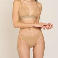 nudy bralette / 亜麻(beige)