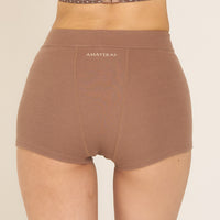 nudy waffle boxer undie / 枯茶(brown)