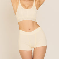 Dreamy Bra nudy waffle / 白花(ivory)