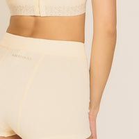 nudy waffle boxer undie / 白花(ivory)