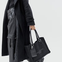 asanoha canvas bag mini / 墨(black)