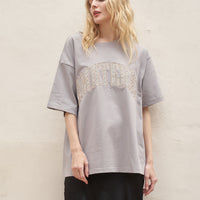 Basic 和柄 T-shirt / 亜麻(beige)