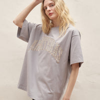 Basic 和柄 T-shirt / 亜麻(beige)
