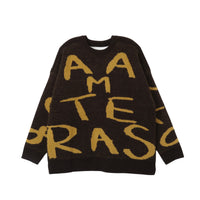 signature logo chunky knit