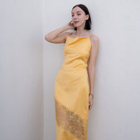 cocktail see through dress / 枯茶(dark brown)
