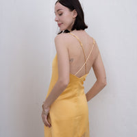 cocktail see through dress / 枯茶(dark brown)