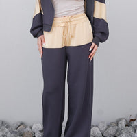 dolman track pants / navy