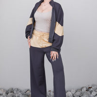 dolman track pants / navy