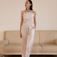 classic georgette satin pants