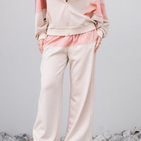 dolman track pants / 亜麻(beige)