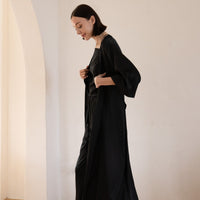 classic georgette satin pants