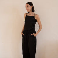 classic georgette satin pants