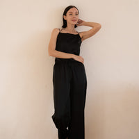 classic georgette satin pants
