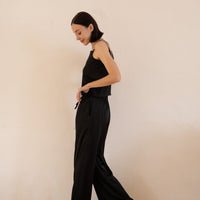 classic georgette satin pants