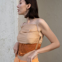 oriental drape camisole