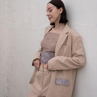 oriental linen jacket