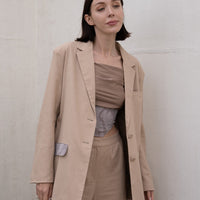 oriental linen jacket