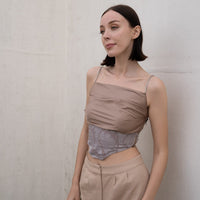 oriental drape camisole