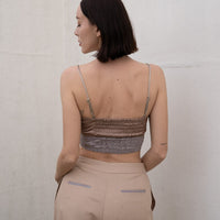 oriental drape camisole
