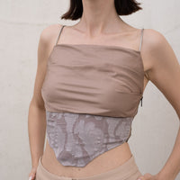 oriental drape camisole