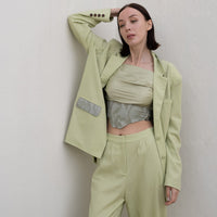 oriental linen jacket