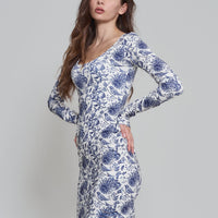 elegant square neck dress