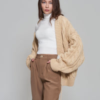 knit over cardigan