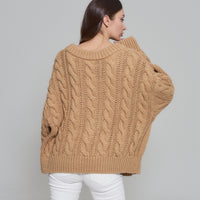 knit over cardigan