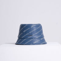 emblem bucket hat / blue logo