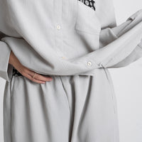 chiffon pleats pants