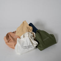 100% cotton logo tote