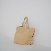100% cotton logo tote