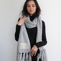 double tone winter scarf
