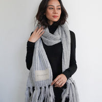 double tone winter scarf
