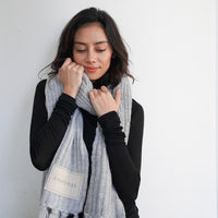 double tone winter scarf