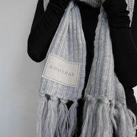 double tone winter scarf