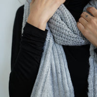 double tone winter scarf
