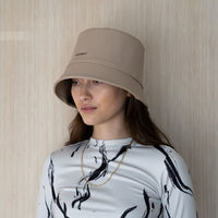 logo bucket hat / beige