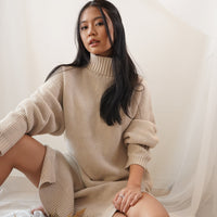 elegant knitted dress