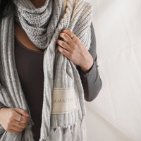 double tone winter scarf