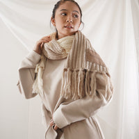 double tone winter scarf